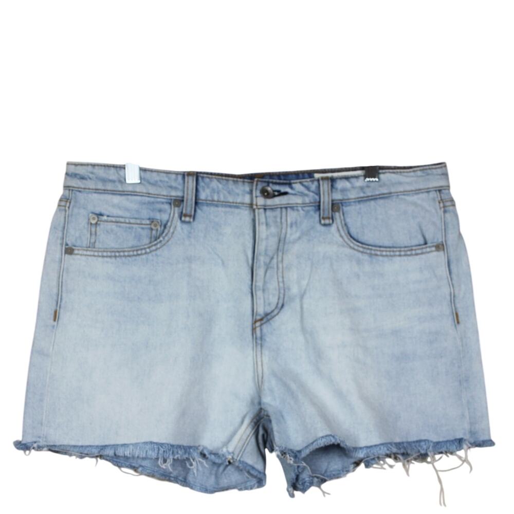 Rag & Bone Light Blue Dre Low Rise Distressed Cotton Casual Denim Shorts Size 31